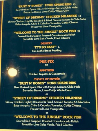 Special menu 2